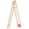 Escada de Madeira Abre e Estica Santa Catarina, 09 Degraus - AEM-09 - 2