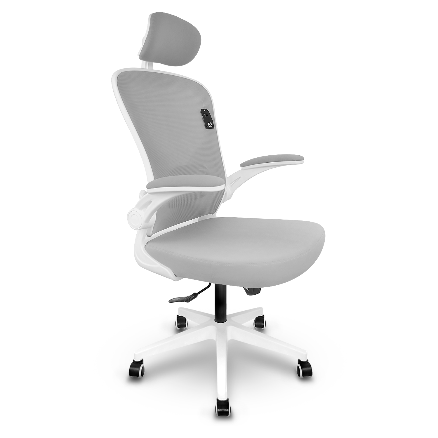 Cadeira Presidente Escritório Ergonômica Gogo Chair Giratória Premium Branca - 2