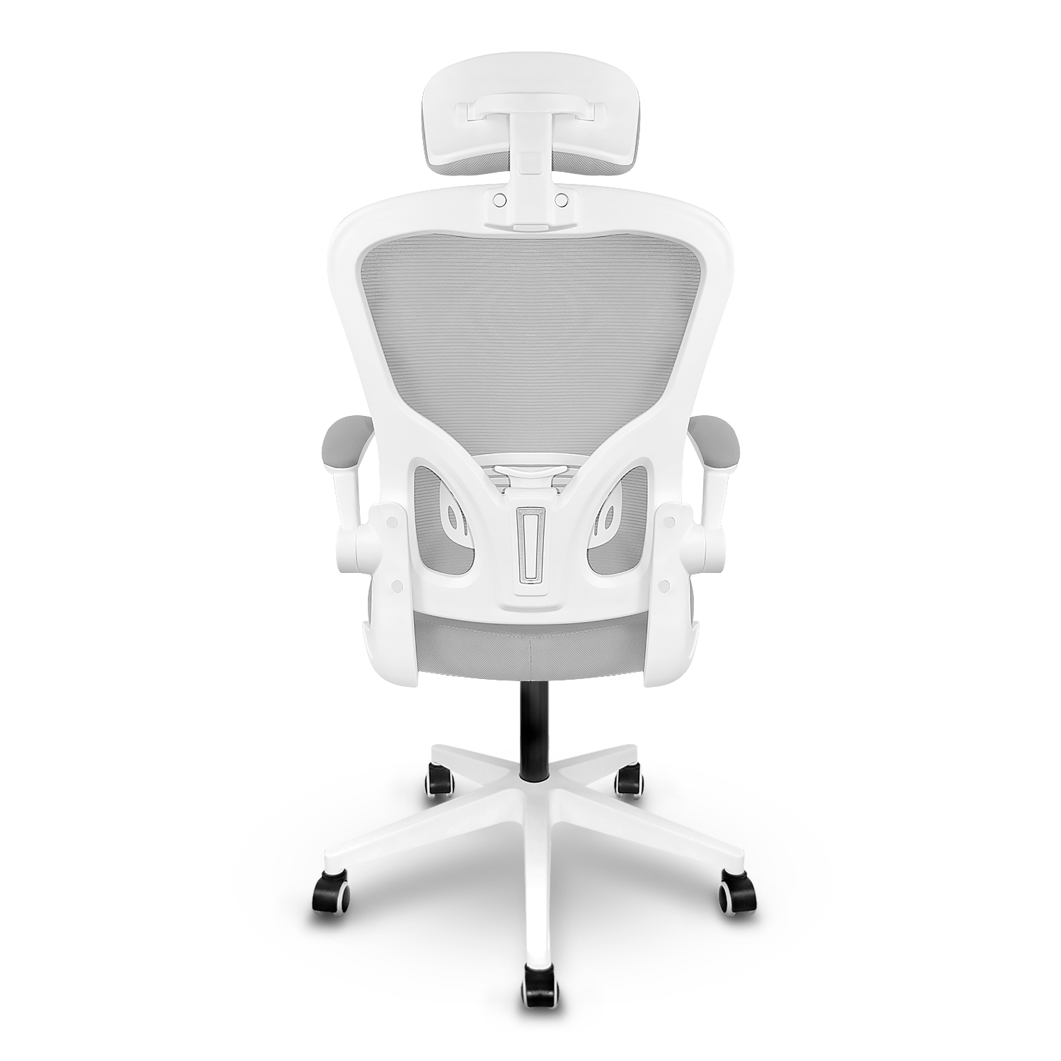 Cadeira Presidente Escritório Ergonômica Gogo Chair Giratória Premium Branca - 3