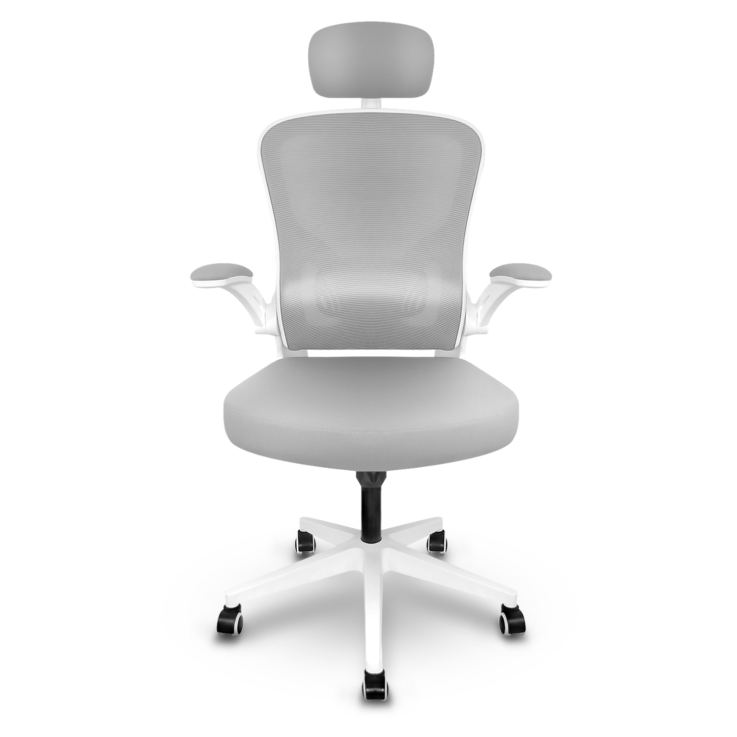 Cadeira Presidente Escritório Ergonômica Gogo Chair Giratória Premium Branca