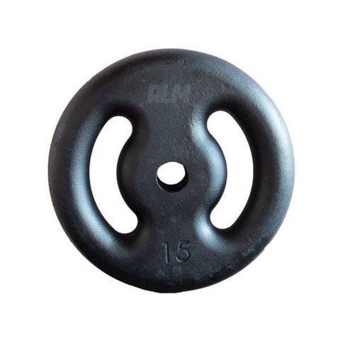 Anilha de Ferro Fundido Pintada - 15 Kg
