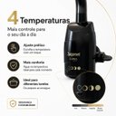 Ver imagem 3 de Torneira Luna 4 Temperatura 5500W 220V Black Cx.Pr