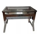 Ver imagem 3 de Churrasqueira a Carvão 40x23 Pescador Portatil em Aço Inox