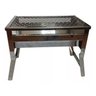 Churrasqueira a Carvão 40x23 Pescador Portatil em Aço Inox - 3