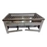 Churrasqueira a Carvão 40x23 Pescador Portatil em Aço Inox - 4