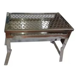 Churrasqueira a Carvão 40x23 Pescador Portatil em Aço Inox - 1
