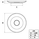 Ver imagem 3 de Kit 6 Xícaras com Pires Tramontina Maria Augusta Porcelana 250ml Chá Café Servir