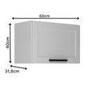 Ver imagem 2 de Aéreo de Cozinha 60cm 1 Porta Basculante Grazi Tecnomóbili