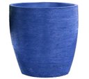 Ver imagem 1 de Vaso Planta 50x50 Oval Moderno Polietileno - AZUL ESCURO 013