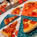 Ver imagem 5 de Kit 5 Prato para Pizza Fatia Formato Triangular Divertido 22cm Melamina Cozinha Restaurante Pizzaria