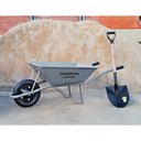 Ver imagem 3 de Carriola Extra Forte Caçamba 65 Litros Chapa 20 e Pneu com Câmara TRAMONTINA