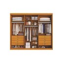 Ver imagem 3 de Guarda Roupa Casal 6 Portas e 8 Gavetas Bérgamo Cacau - Conquista