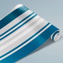 Ver imagem 4 de Papel de Parede Listrado Azul e Cinza Arte Destaque 1,50 Metros