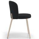 Ver imagem 6 de Cadeira para Sala de Jantar Cozinha Estofada Gavi Arena L02 Bouclê Preto - Lyam Decor