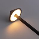 Ver imagem 2 de Luminaria de Mesa Abajur Led 3 Tons Controle de Intensidade Touch Bateria Recarregavel Usb Cabeceira