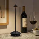 Ver imagem 4 de Luminaria de Mesa Abajur Led 3 Tons Controle de Intensidade Touch Bateria Recarregavel Usb Cabeceira