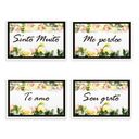 Ver imagem 1 de Kit 4 Placa Decorativa Quadro Oração Ho'oponopono 20 X 30 Cm