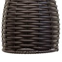 Ver imagem 3 de Kit 4 Pendente Junco Taça Tabaco Luminária Sino Copo Fibra