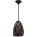 Ver imagem 1 de Kit 4 Pendente Junco Taça Tabaco Luminária Sino Copo Fibra