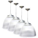 Ver imagem 1 de Kit 4 Lustre Prismático 16 Pendente Acrílico Luminária Alumíni