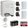 Kit Alarme Residencial Com Discadora 2 Sensores Presença Com Fio Completo - 1