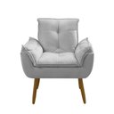 Ver imagem 6 de Sofá Conjunto Poltrona e Sofá Pequeno 2 Lugares Fixo 140cm Cinza