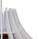 Ver imagem 3 de pendente lótus poptem branco lustre luminária 30cm sala