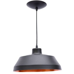 Kit 2 Pendente Prato Bedd Alumínio Luminária Lustre