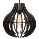 Ver imagem 5 de pendente lótus poptem preto lustre luminária 30cm sala
