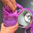 Ver imagem 7 de Garrafa Térmica Água Inox Academia Alça Tampa Não Vaza 12hs Quente/frio Copo Térmico Sport Branco