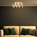 Ver imagem 3 de Plafon Taschibra Moderno Spring Led 16w Luz Quente 3000k Bivolt Ouro