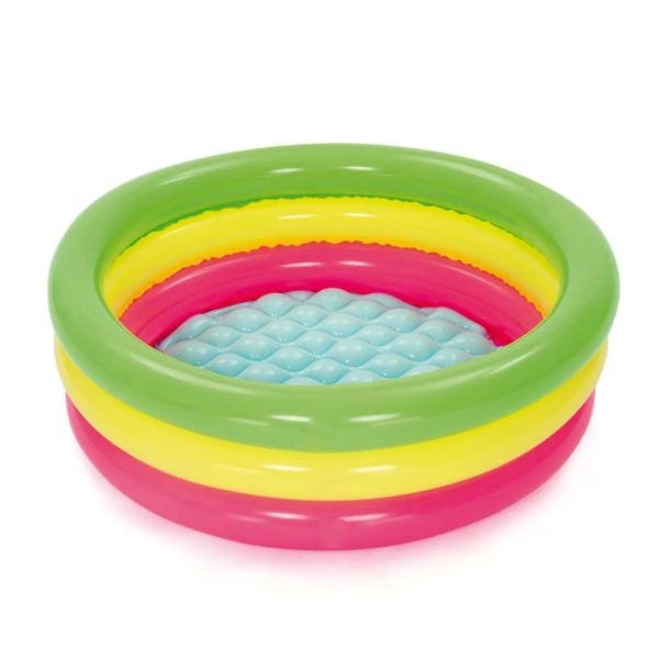 Piscina Inflável Infantil Summer Set Bestway de Gomos com Capacidade para 41 Litros Colorida