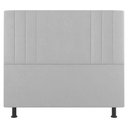 Ver imagem 3 de Cabeceira Cama Box Casal Queen Size Grace 160cm Sintético Branco - Desk Design