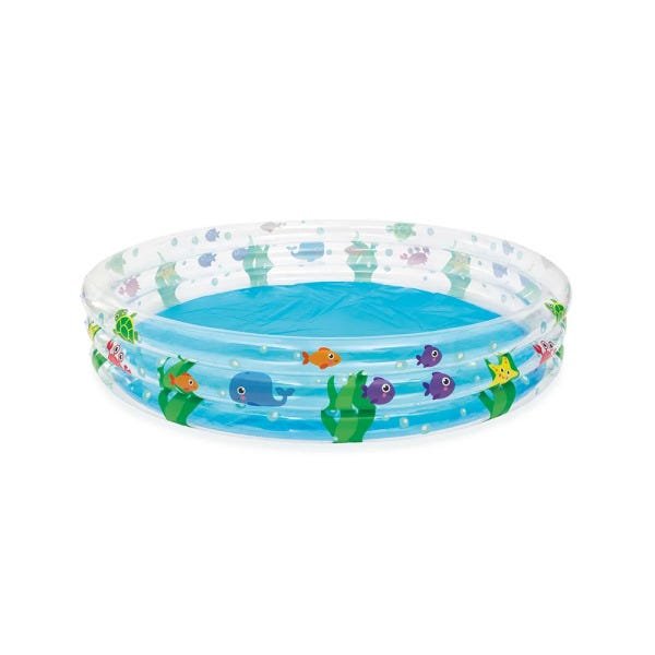 Piscina inflável infantil Deep Dive Bestway com capacidade para 480 com amplo espaço em formato