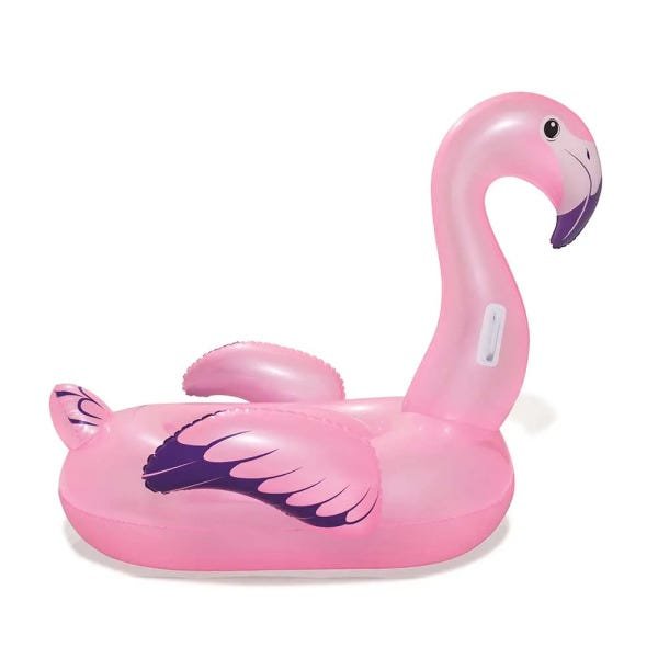 Boia inflável de flamingo Bestway individual na medida de 1,27 x 1,27m para crianças - 2