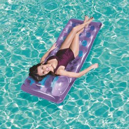 Colchão inflável para piscina Bestway com apoio de cabeça e estrutura reforçada disponível em - 7 Colchão inflável para piscina Bestway com apoio de cabeça e estrutura reforçada disponível em - 7