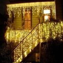Ver imagem 1 de Cascata 400 Leds 10 Metros Luz Amarela Fixa - 127V
