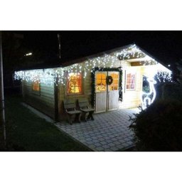 Cascata 400 Leds 10 Metros Luz Branca Fixa - 127V - 1