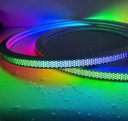 Ver imagem 6 de Kit Mangueira Fita Led Digital 2811 Rgb Perfil Flexivel Colmeia 5 Metros 24v Ip67 + Fonte
