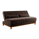 Ver imagem 3 de Sofa Cama Veneza 1,80 Reclinável 3 Lugares Veludo Bombom - Casa Giulia