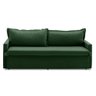 Sofá sem Caixa Retrátil e Reclinável 1,65m com Molas Kiara Linho Verde Adonai Estofados - 6