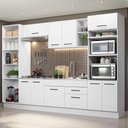 Ver imagem 1 de Armário de Cozinha Completa 330cm Branco Agata Madesa 02
