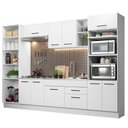 Ver imagem 3 de Armário de Cozinha Completa 330cm Branco Agata Madesa 02