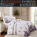 Ver imagem 2 de Kit Colcha Casal Queen Azaleia 300 F Bordado Super Elegante:uva
