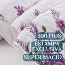 Ver imagem 3 de Kit Colcha Casal Queen Azaleia 300 F Bordado Super Elegante:uva