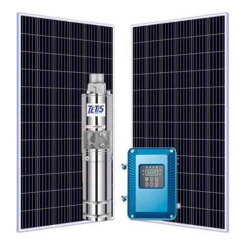 Kit Bomba Submersa Solar 500W Até 100m ou 13.280L/dia