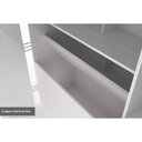 Ver imagem 3 de Beliche Multifuncional Office New (cama+escrivaninha de Cpu+baú+nicho+prateleiras) Grafite/jatob