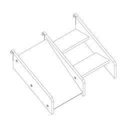 Bicama Solteiro Slim Rb e Mini Escada/escorregador Branco Housin - 6