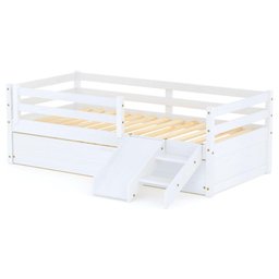 Bicama Solteiro Slim Rb e Mini Escada/escorregador Branco Housin - 2