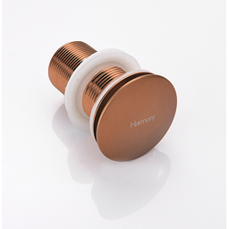 Válvula Click Up De Latão Rose Gold Fosco Sem Ladrão Para Cuba HB-LS106RF Harmony Válvula Rose Gold - 2